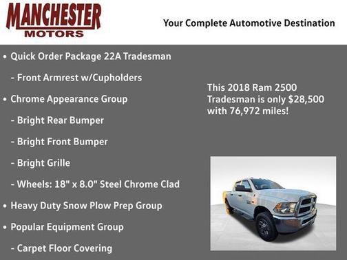 2018 RAM 2500 Tradesman