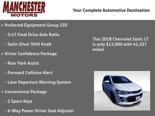 2018 Chevrolet Sonic LT