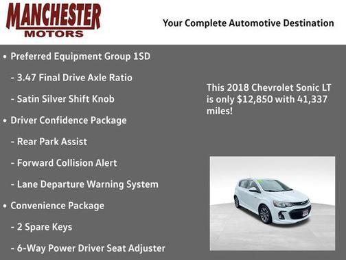 2018 Chevrolet Sonic LT