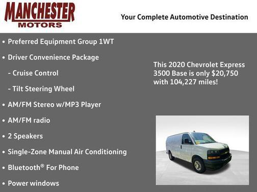 2020 Chevrolet Express 3500 Work Van