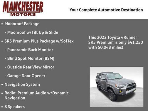 Magnetic Gray Metallic 2022 Toyota 4Runner SR5 Premium