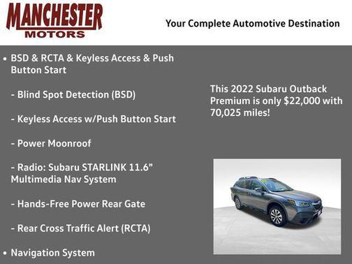 Magnetite Gray Metallic 2022 Subaru Outback Premium