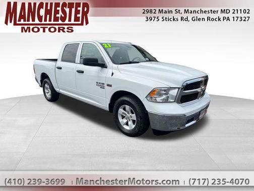 Bright White Clearcoat 2021 RAM 1500 Tradesman