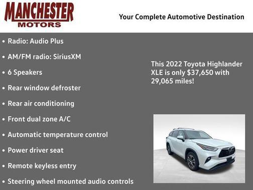 2022 Toyota Highlander XLE