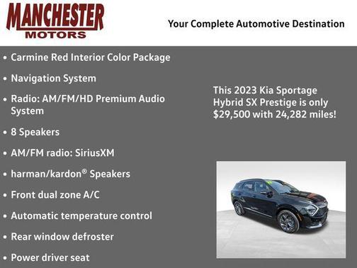 Fusion Black 2023 Kia Sportage Hybrid SX-Prestige