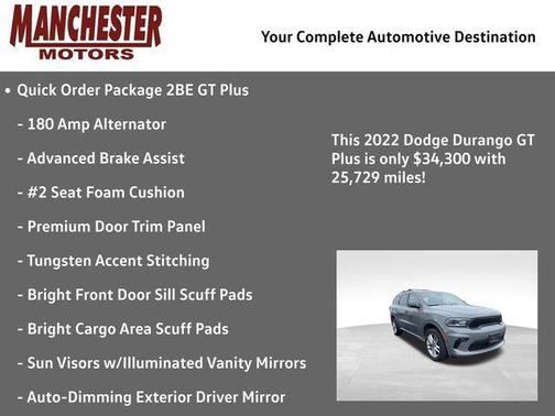 2022 Dodge Durango GT Plus