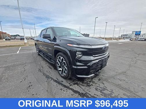 Black 2024 Chevrolet Silverado EV RST