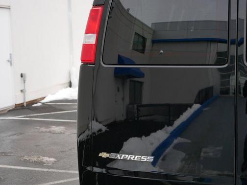 Black 2025 Chevrolet Express 3500 LT