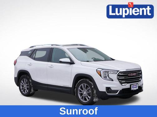 White Frost Tricoat 2024 GMC Terrain SLT SUV