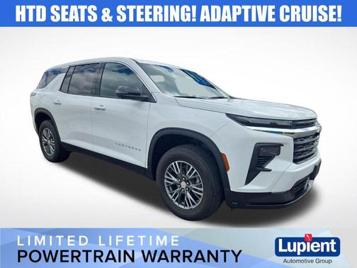 Summit White 2024 Chevrolet Traverse LS