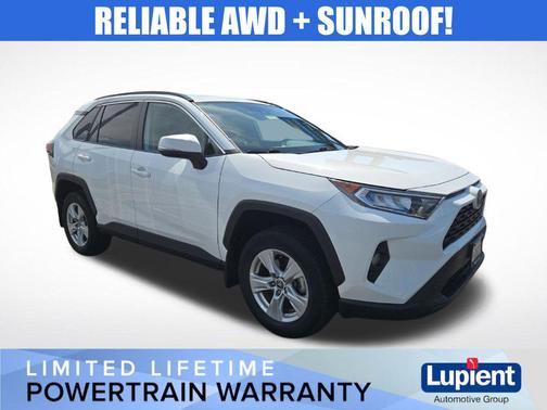 Super White 2021 Toyota RAV4 XLE