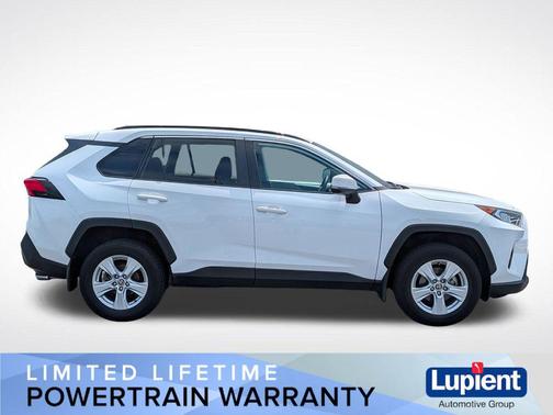 Super White 2021 Toyota RAV4 XLE