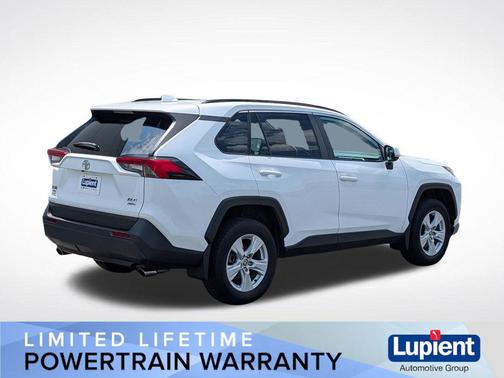 Super White 2021 Toyota RAV4 XLE