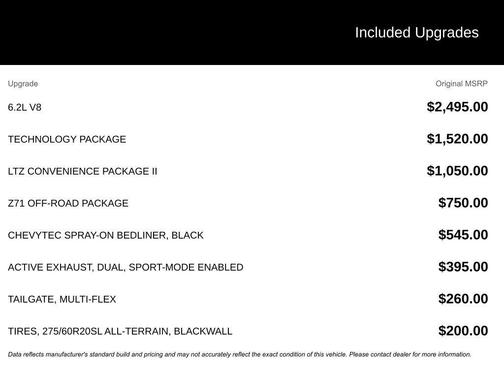 Black 2024 Chevrolet Silverado 1500 LTZ