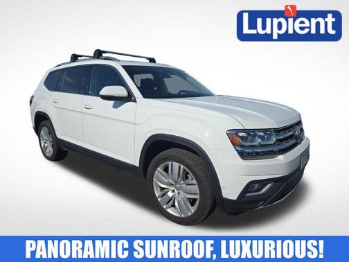 Pure White 2018 Volkswagen Atlas SEL Premium