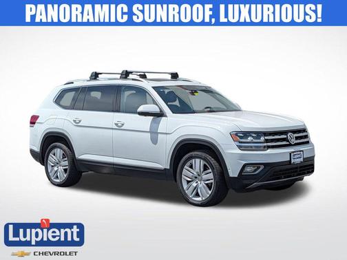 Pure White 2018 Volkswagen Atlas SEL Premium