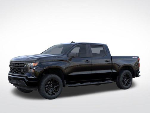 Black 2026 Chevrolet Silverado 1500 Custom