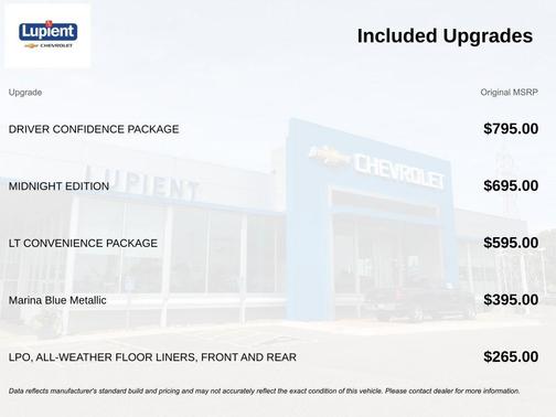 Marina Blue Metallic 2026 Chevrolet Trax LT