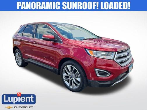 Ruby Red Metallic 2017 Ford Edge Titanium