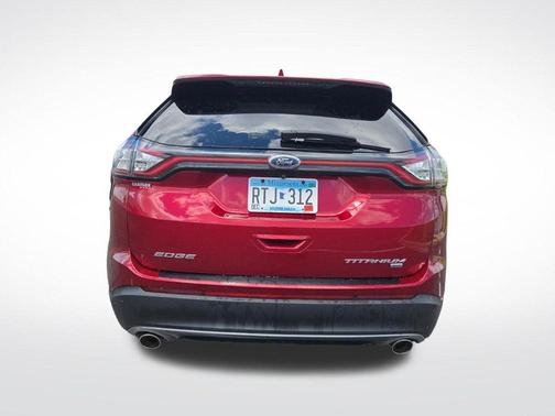 Ruby Red Metallic 2017 Ford Edge Titanium