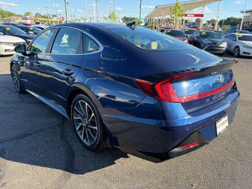 Blue 2021 Hyundai SONATA Limited
