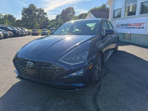 Blue 2021 Hyundai SONATA Limited