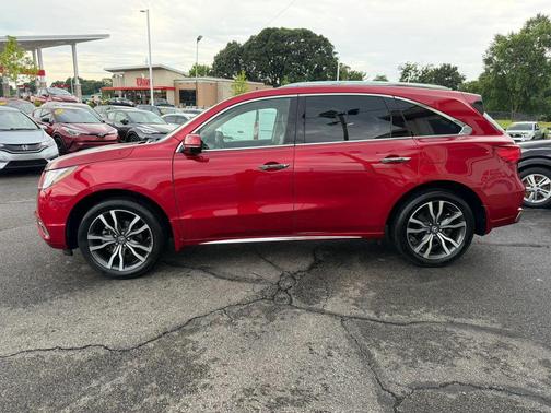 Red 2020 Acura MDX 3.5L