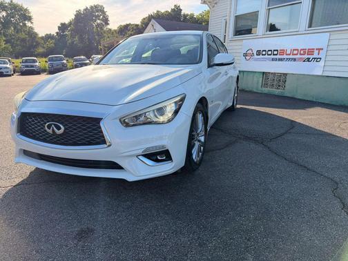 Majestic White 2019 INFINITI Q50 3.0t LUXE