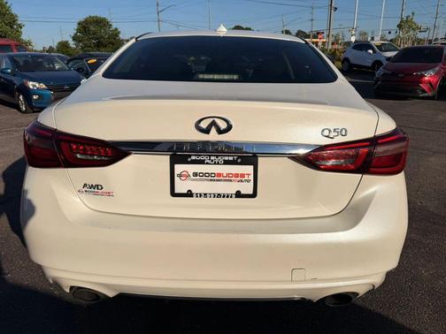 Majestic White 2019 INFINITI Q50 3.0t LUXE