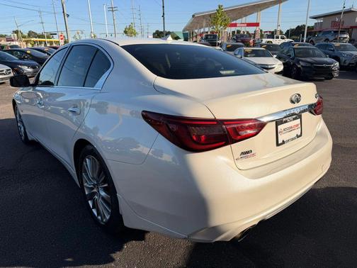 Majestic White 2019 INFINITI Q50 3.0t LUXE