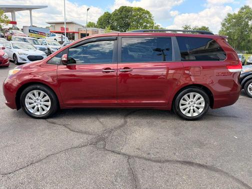 Red 2013 Toyota Sienna Limited