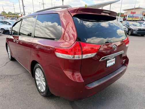 Red 2013 Toyota Sienna Limited