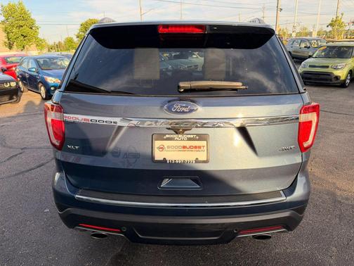 Blue 2018 Ford Explorer XLT