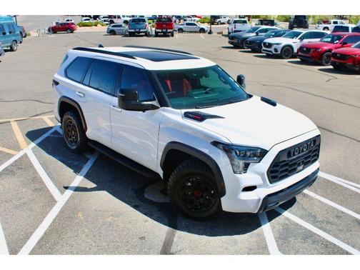 White 2024 Toyota Sequoia TRD Pro