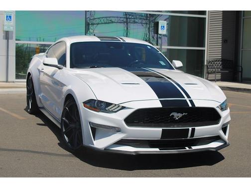Oxford White 2022 Ford Mustang EcoBoost Premium