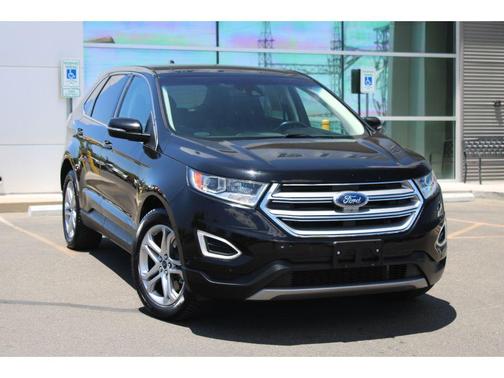 Shadow Black 2017 Ford Edge Titanium