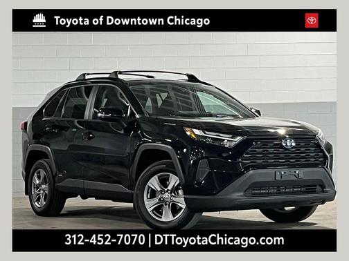 Midnight Black Metallic 2022 Toyota RAV4 Hybrid XLE