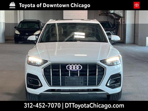 Glacier White Metallic 2023 Audi Q5 40 Premium Plus