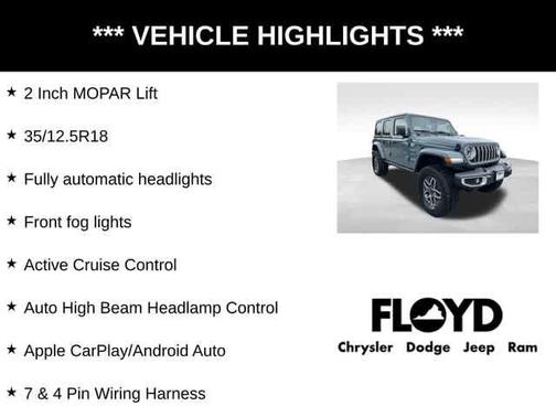 2024 Jeep Wrangler 4-Door Sahara 4x4