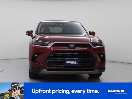 Red 2025 Toyota Grand Highlander Platinum