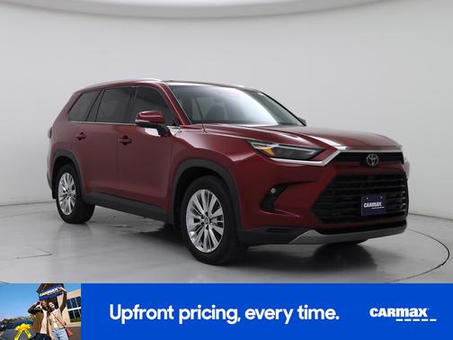 Red 2025 Toyota Grand Highlander Platinum