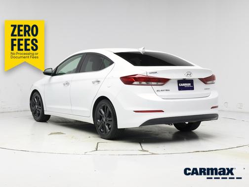 White 2017 Hyundai ELANTRA Limited