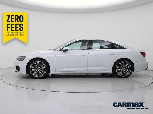 White 2019 Audi A6 Premium Plus