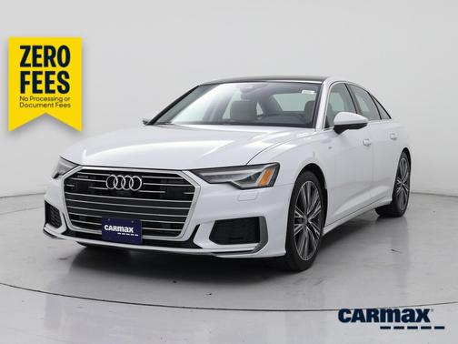White 2019 Audi A6 Premium Plus