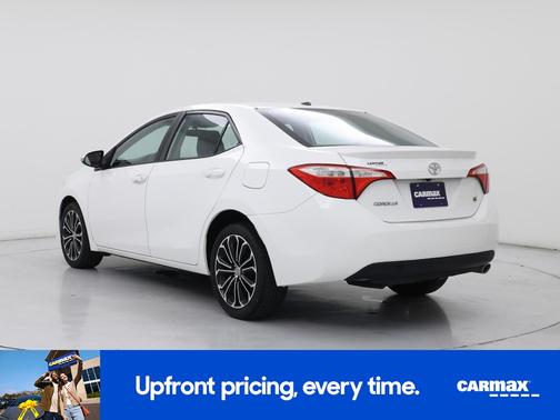 White 2015 Toyota Corolla S Premium