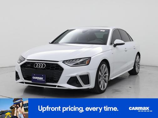 White 2021 Audi A4 S-Line Premium Plus