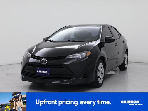 Black 2017 Toyota Corolla LE