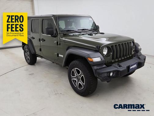 Green 2021 Jeep Wrangler Unlimited Sport