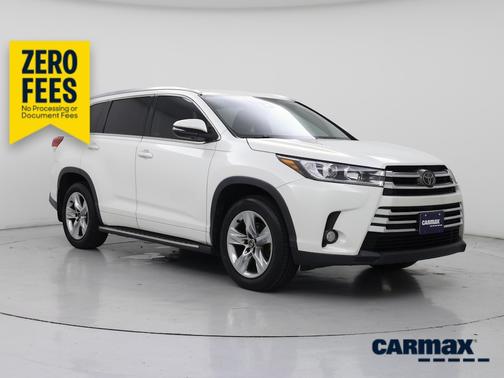 White 2018 Toyota Highlander Limited