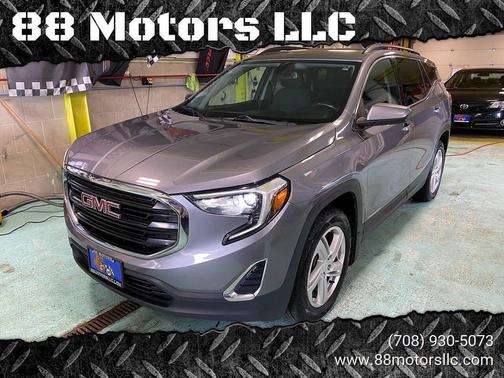 Satin Steel Metallic 2018 GMC Terrain SLE